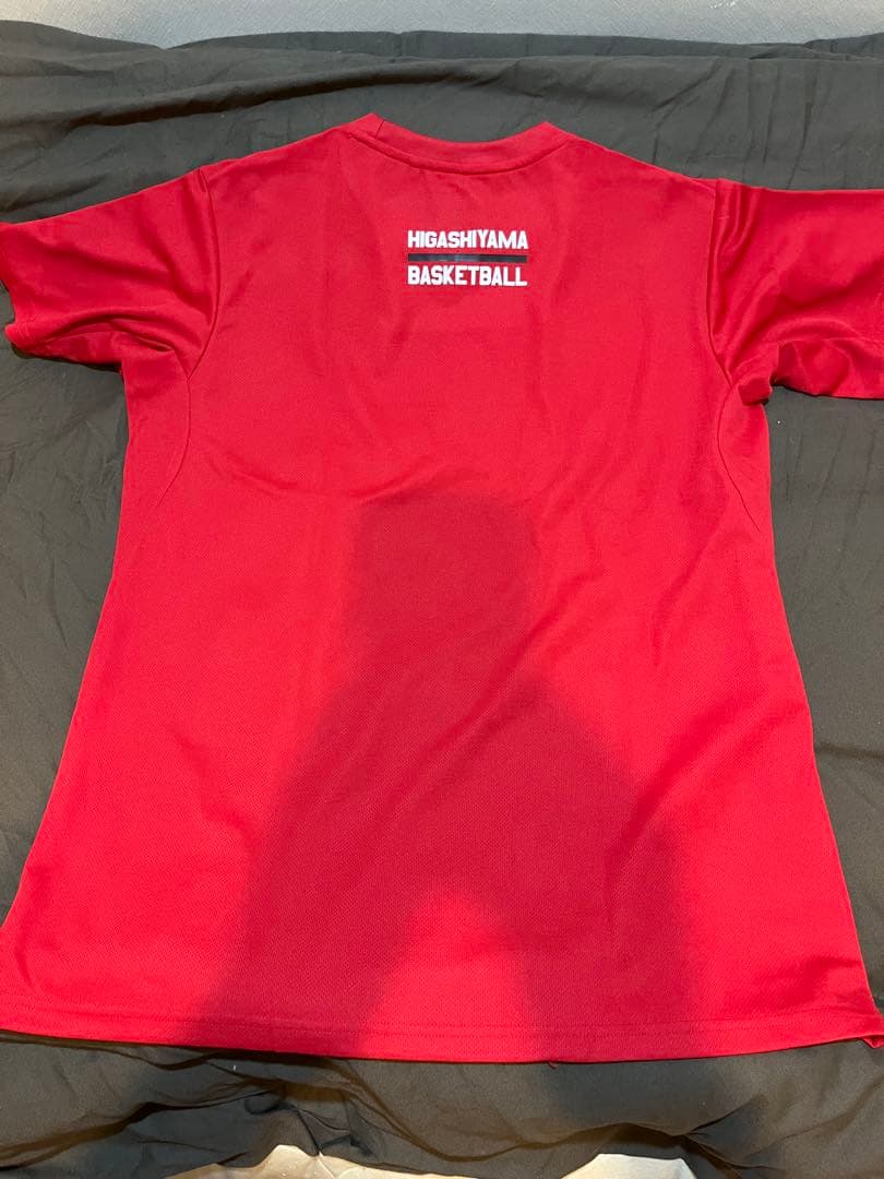 Mizuno レッド Tシャツ HIGASHIYAMA BASKETBALL