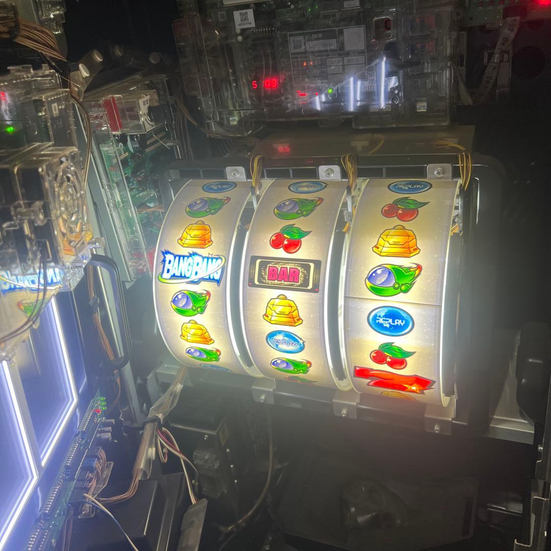 バンバンクロス　BANGBANG Cross パチスロ　実機　不要機付