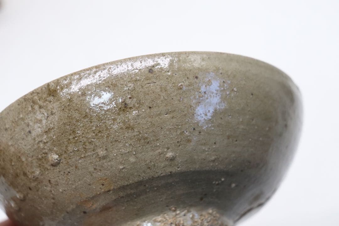 朝鮮唐津　平茶碗　木箱付　送料込み250214