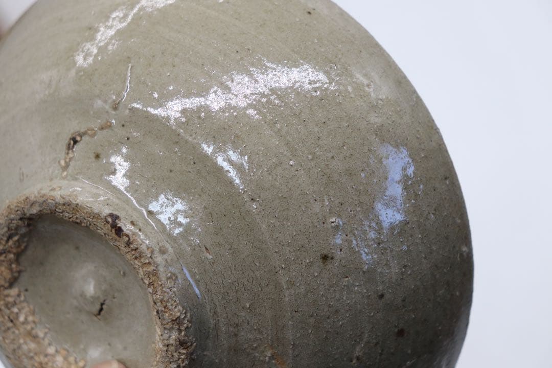 朝鮮唐津　平茶碗　木箱付　送料込み250214