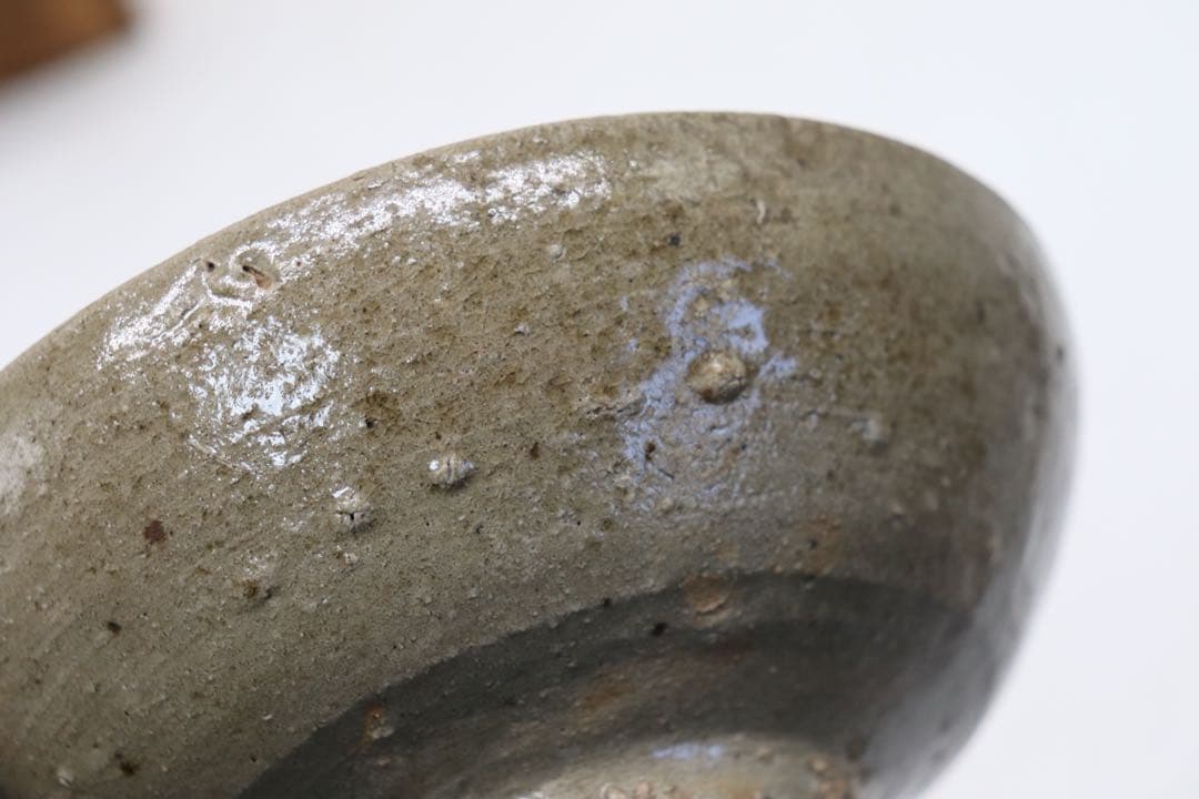 朝鮮唐津　平茶碗　木箱付　送料込み250214