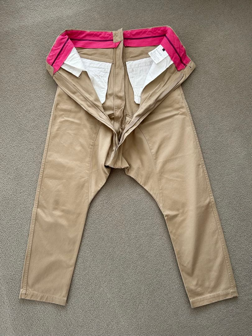 週末限定！GANRYU COMME des GARCONS ジップサルエルパンツ