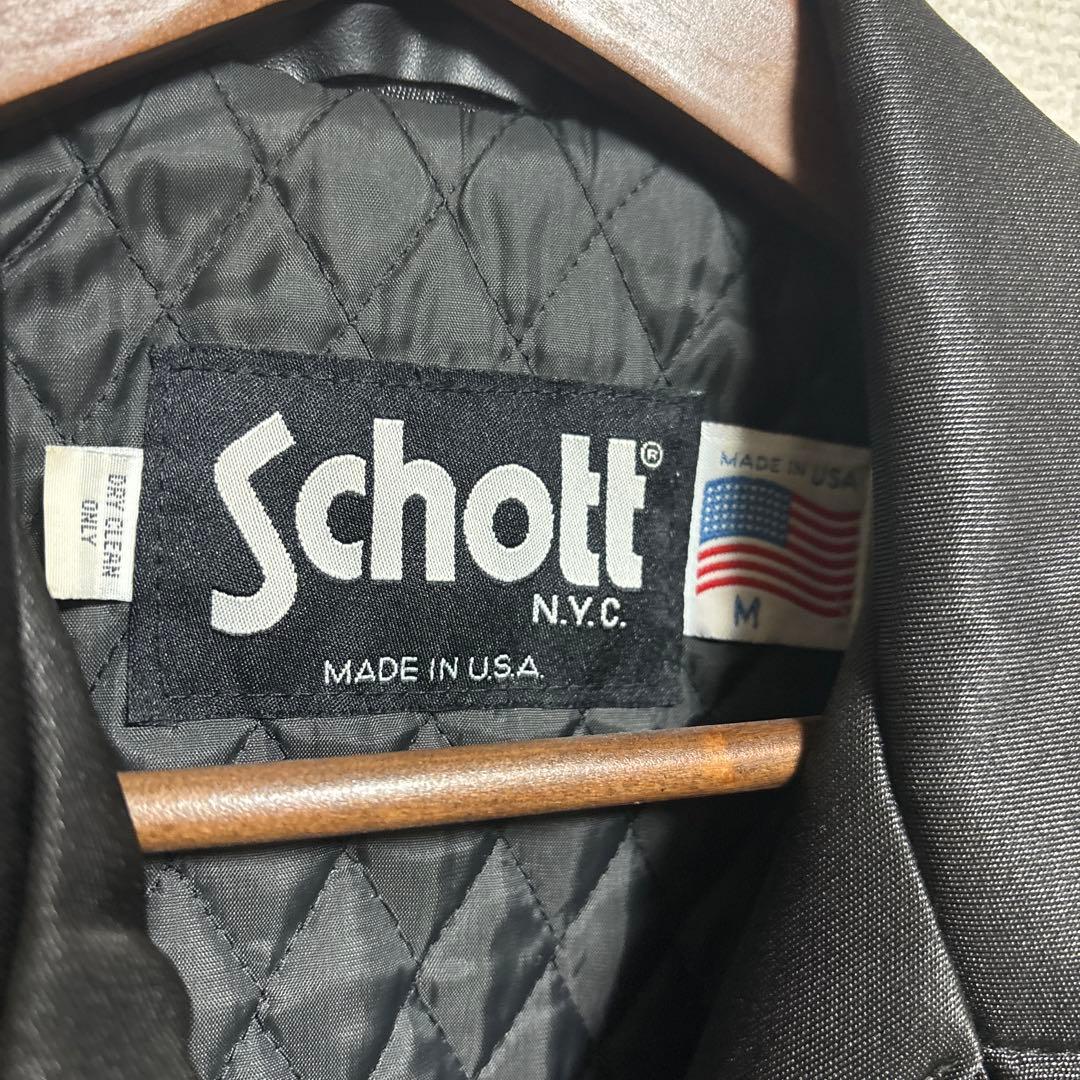 1*l様 Schott ブラック シングルライダースジャケット