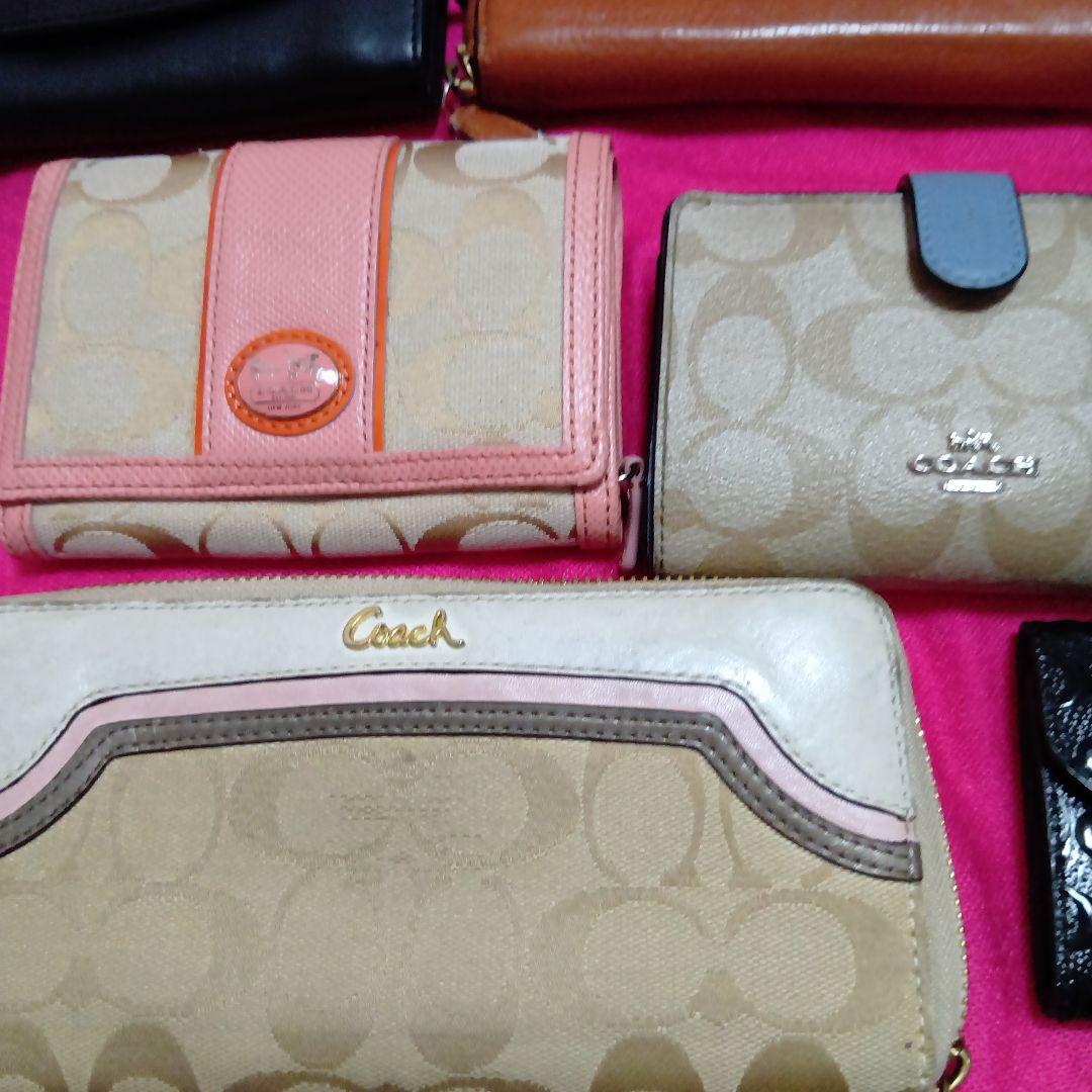 クリスマス値下げ！Coach 折り財布 ！長財布！キーケース10個まとめて ！