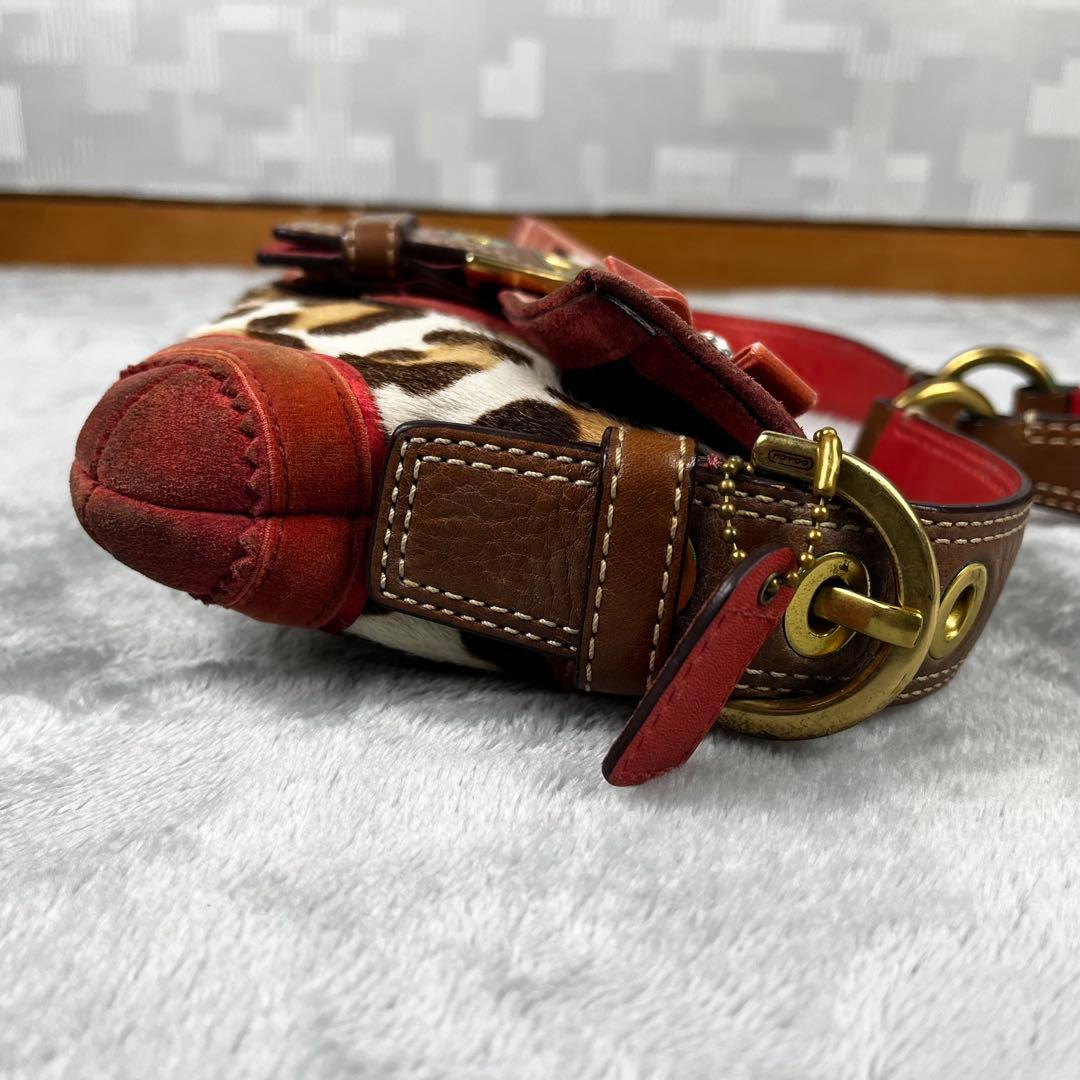 バッグ Coach Soho Bag Unborn Calf Leopard