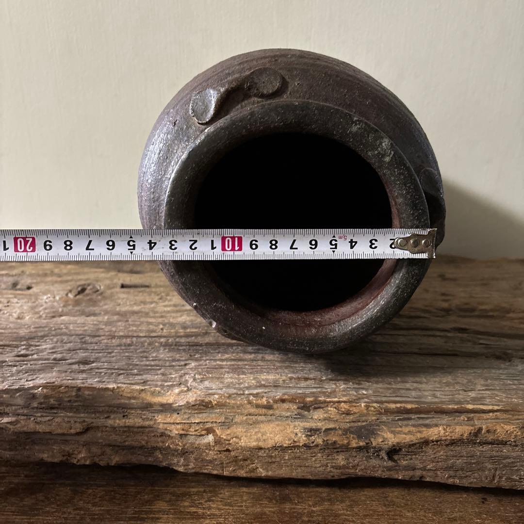 古備前種壺　三耳壺　室町時代〜　骨董　アンティーク　検:秦秀雄　白洲正子 李朝