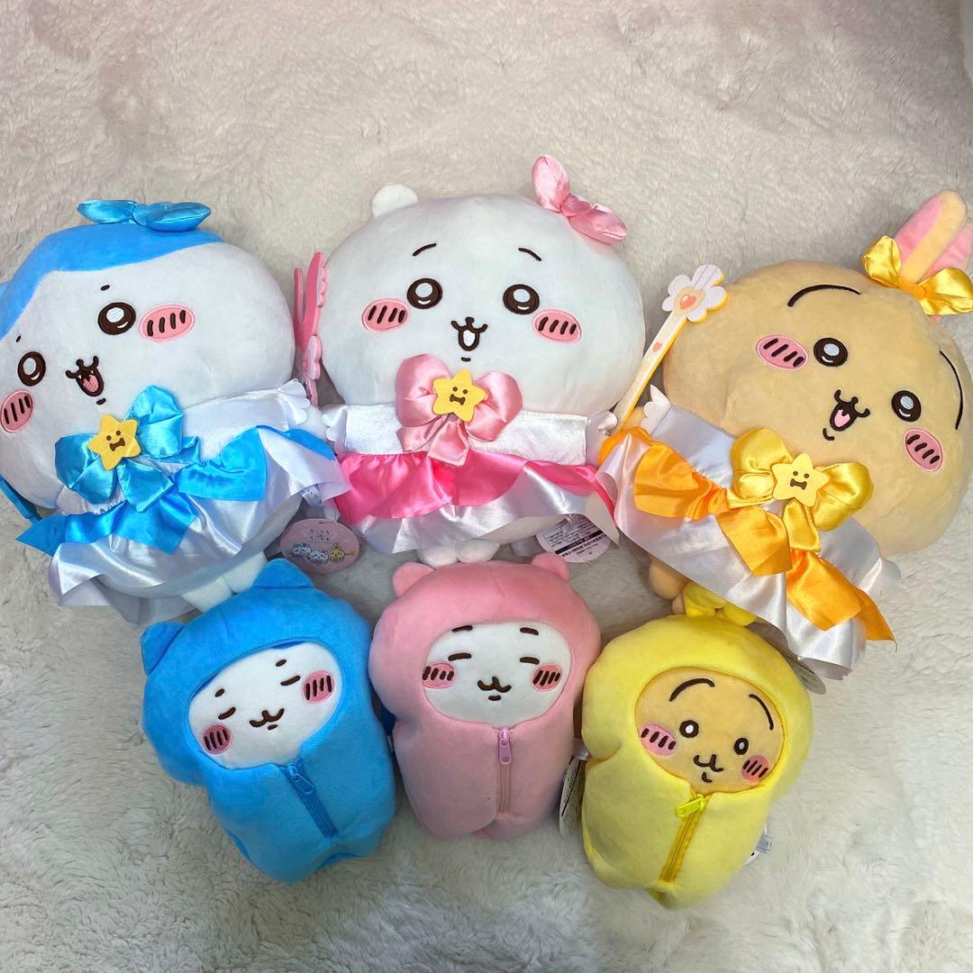 まじかるちいかわ BIGぬいぐるみ ちいかわ 寝袋ぬいぐるみ 6点セット