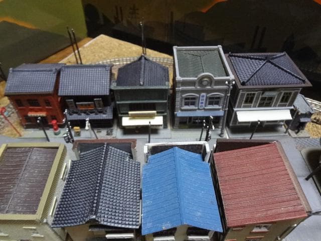 完成品 Nゲージ鉄道模型 昭和の鉄道模型をつくる レイアウト　ジオラマ　ジオコレ