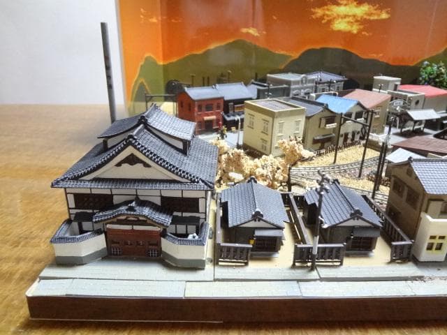 完成品 Nゲージ鉄道模型 昭和の鉄道模型をつくる レイアウト　ジオラマ　ジオコレ