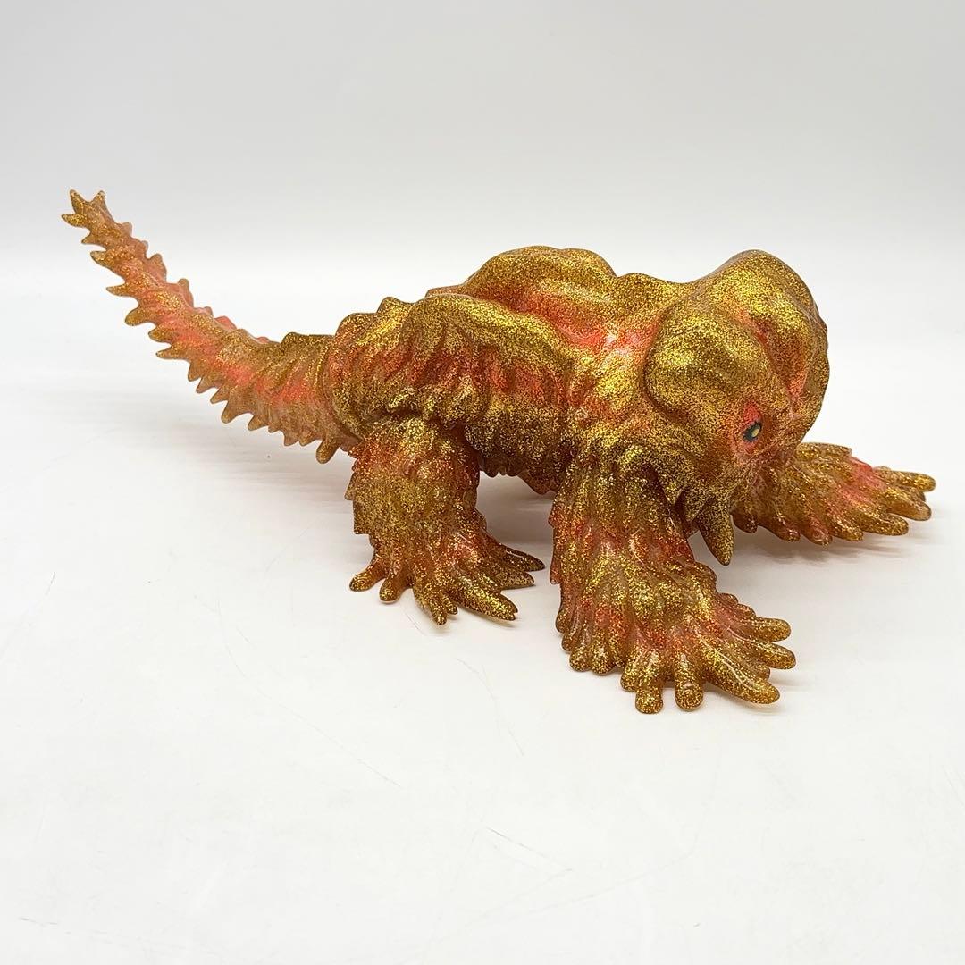 美品 マルサン ヘドラ450 ゴールドグリター ソフビ 30体限定