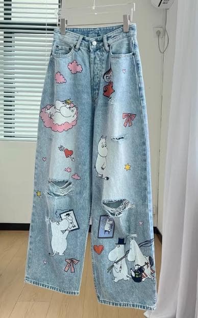 ACNE STUDIOS MOOMIN コラボ ジーンズ 美品 S