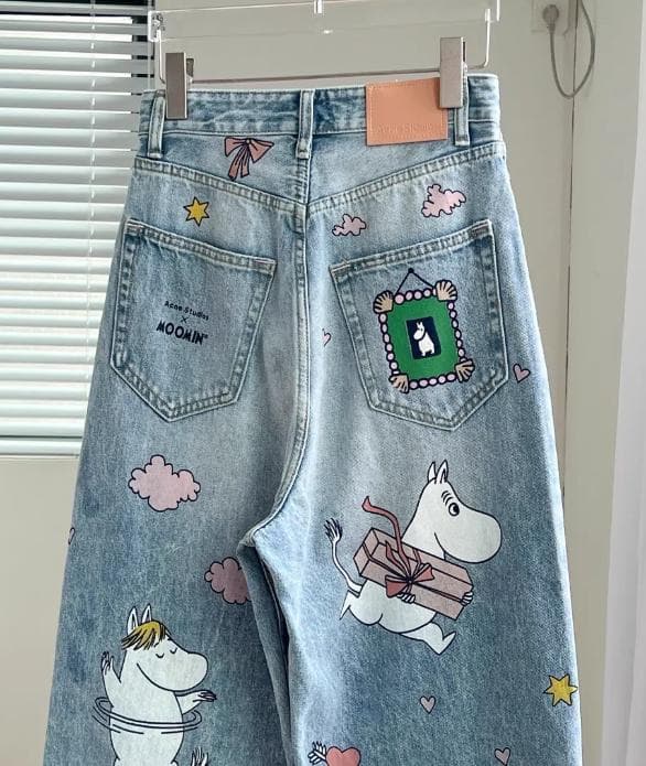 ACNE STUDIOS MOOMIN コラボ ジーンズ 美品 S