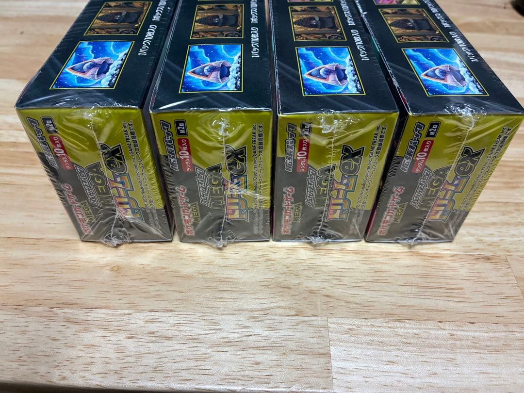 【新品未開封】シュリンク付 ポケモンカードゲーム MEGAドリームex 4BOX