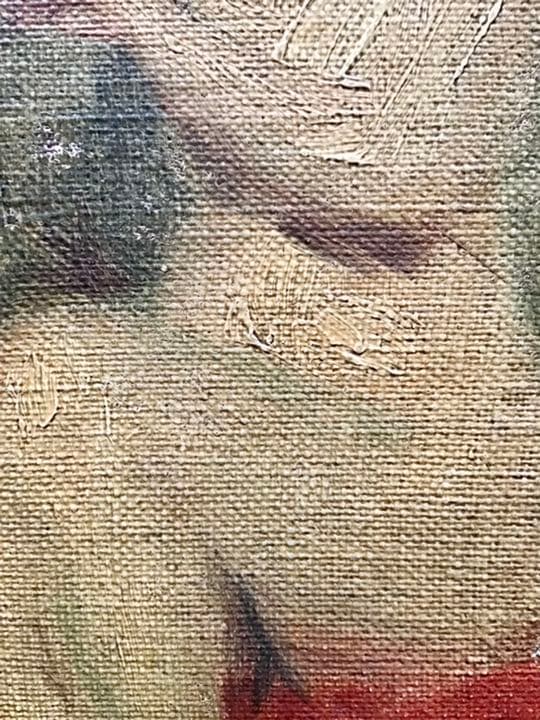 ルシアン・ミニョン 『赤椅子の女』＼フランス印象派 ルノワールと親交