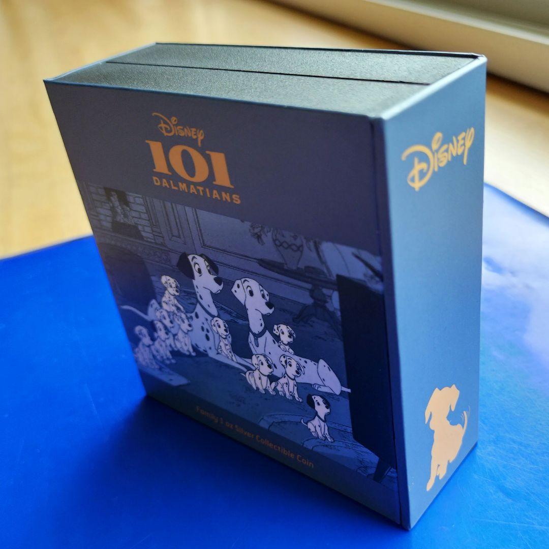 101匹わんちゃん「ファミリー」2ドルカラー銀貨（2022年ニウエ）ダルメシアン