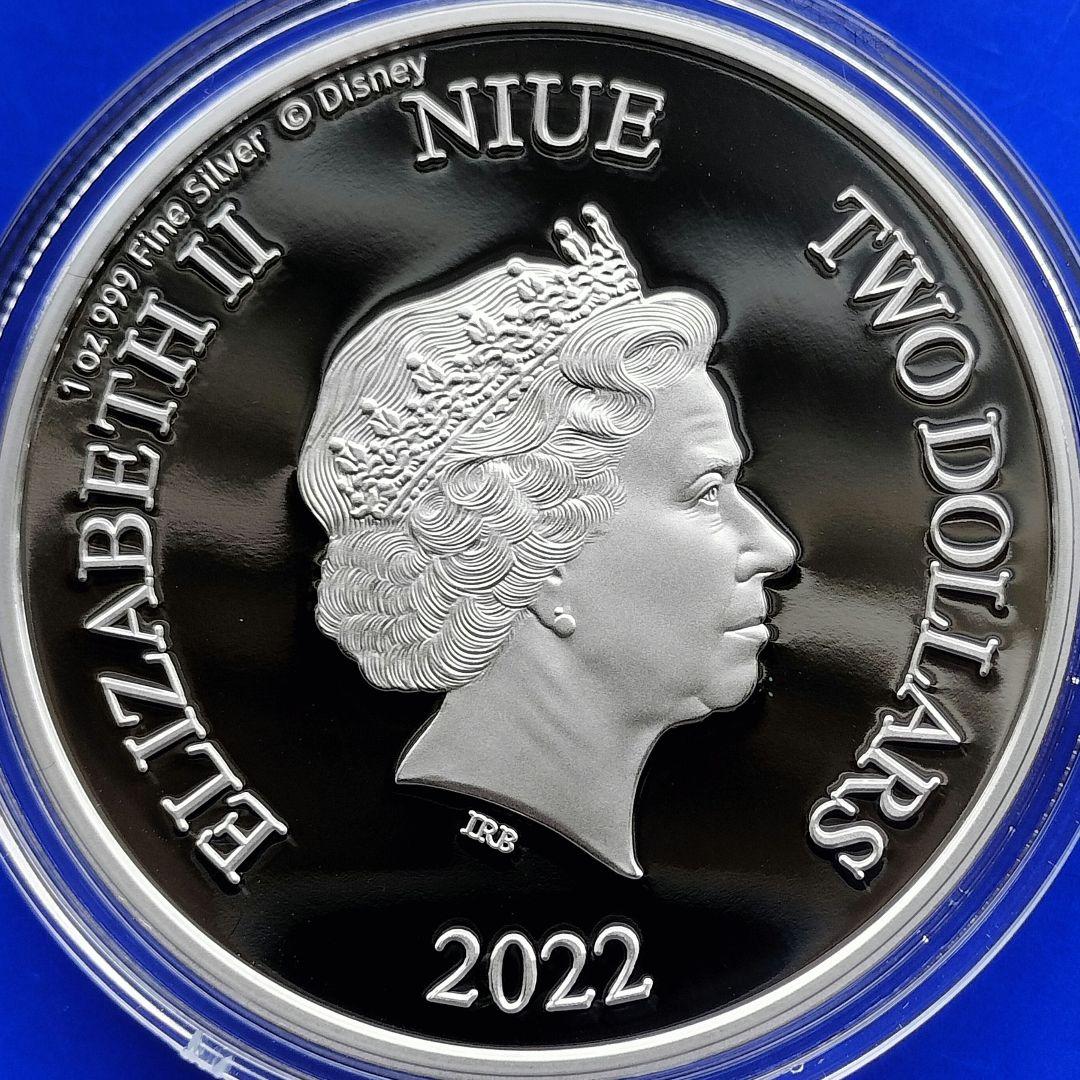 101匹わんちゃん「ファミリー」2ドルカラー銀貨（2022年ニウエ）ダルメシアン