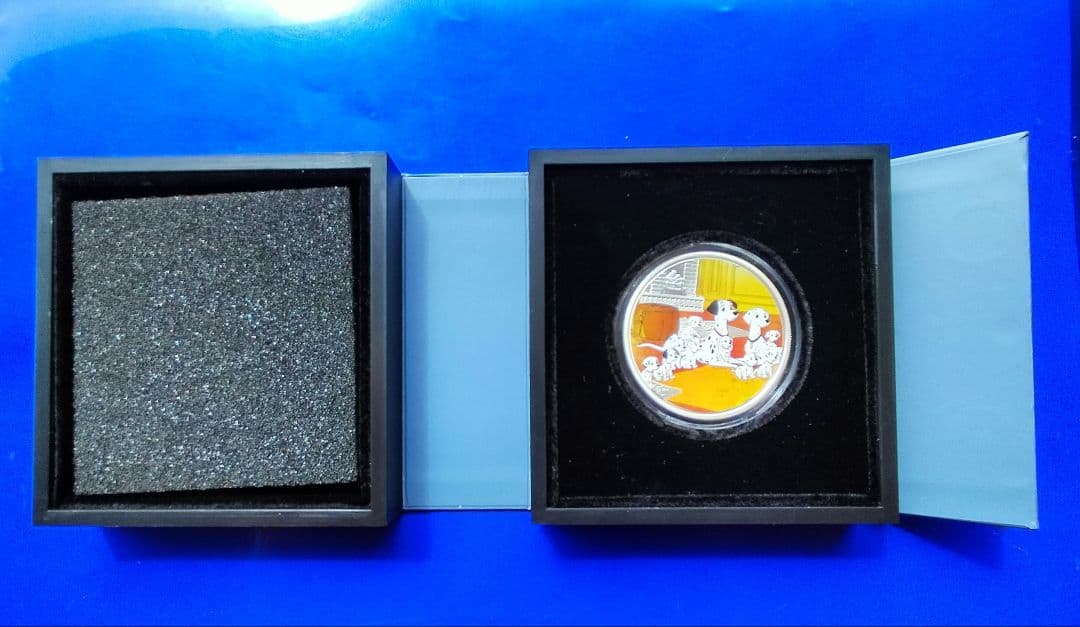 101匹わんちゃん「ファミリー」2ドルカラー銀貨（2022年ニウエ）ダルメシアン