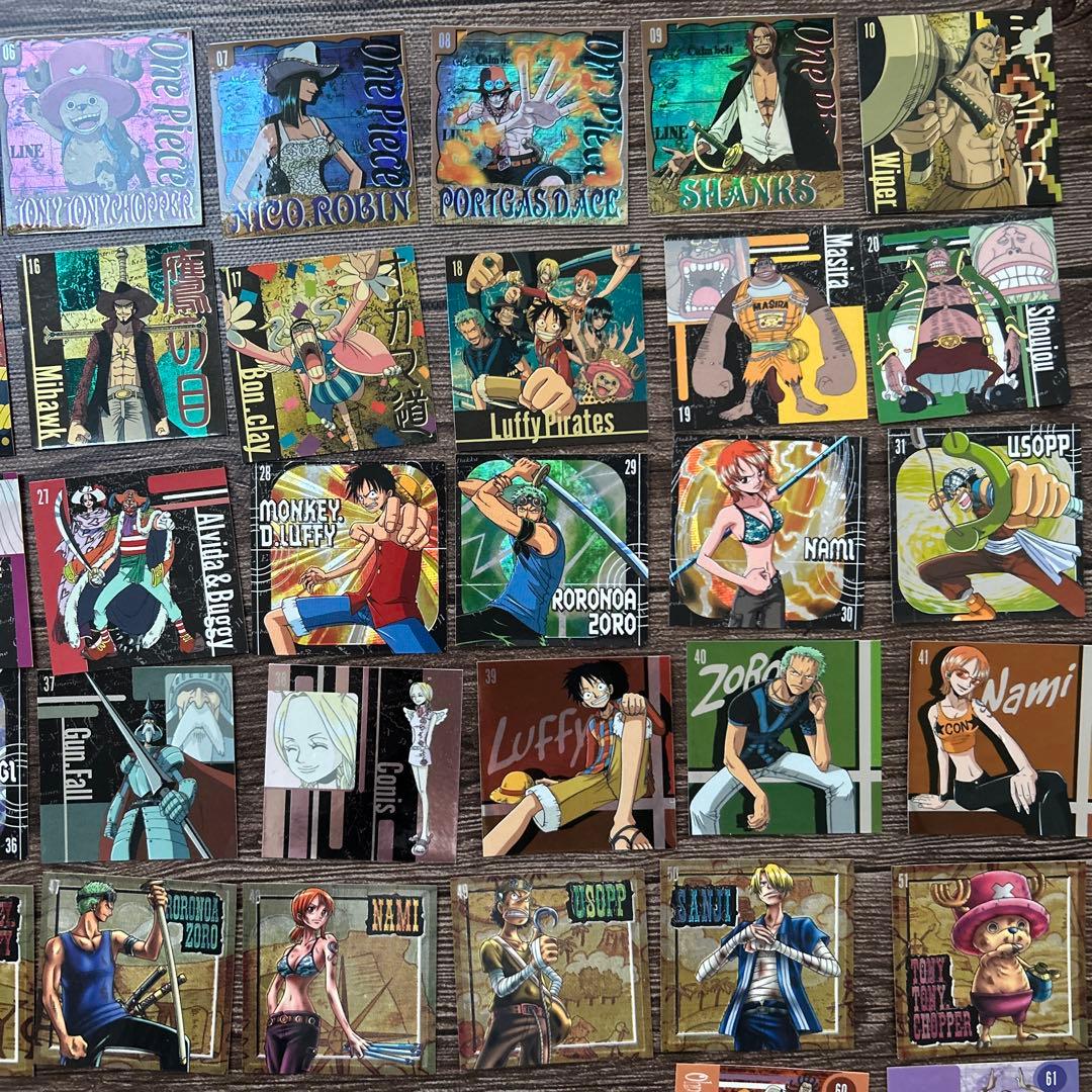 平成レトロ激レア　ワンピース　森永シール86枚セット