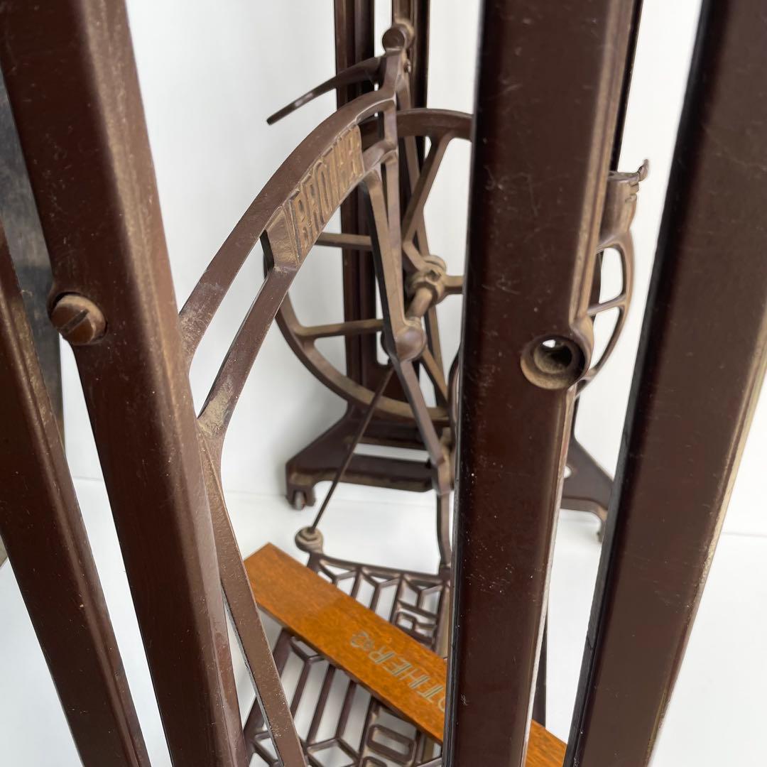 BROTHER アンティークミシン ヴィンテージ 鉄脚 レトロ DIY テーブル