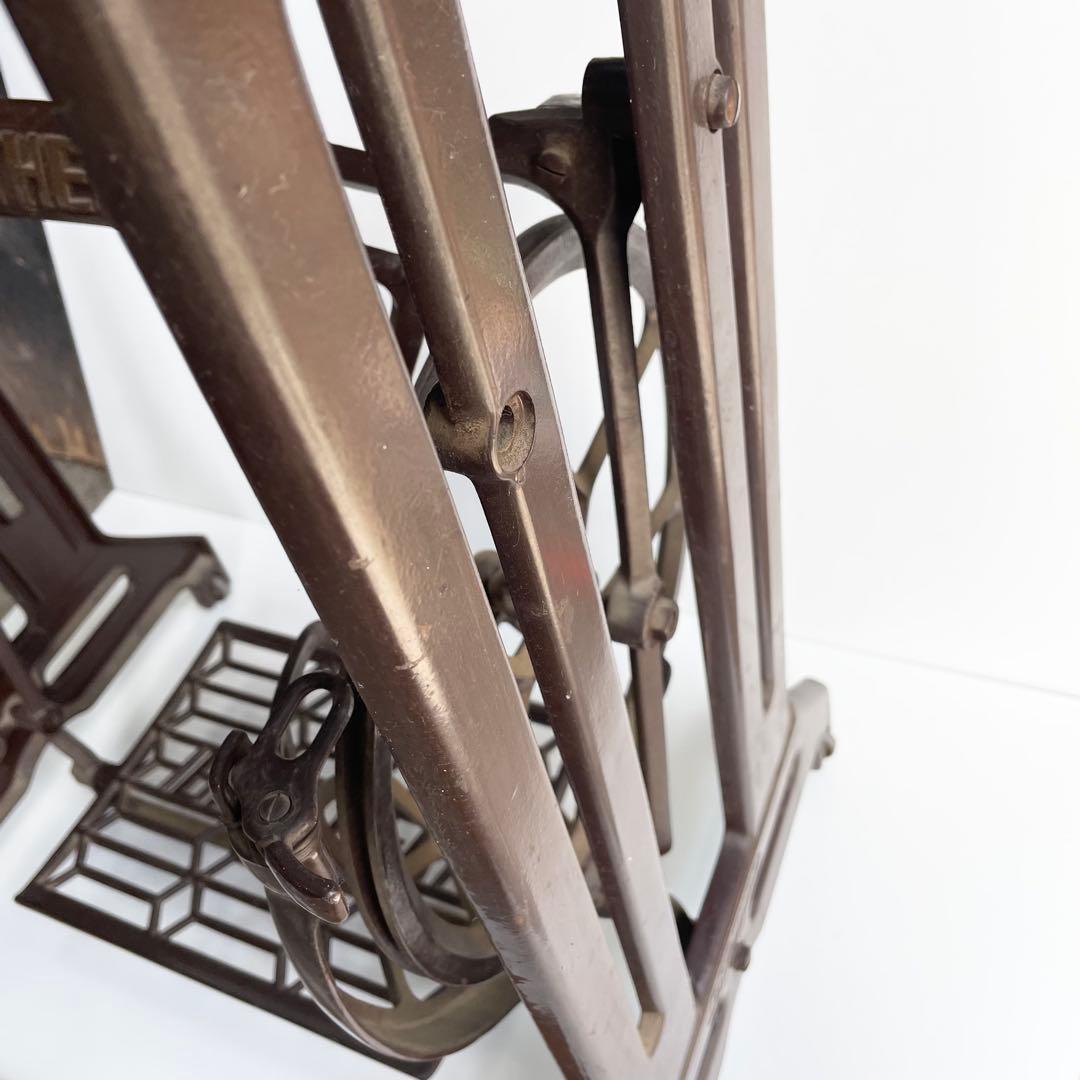 BROTHER アンティークミシン ヴィンテージ 鉄脚 レトロ DIY テーブル