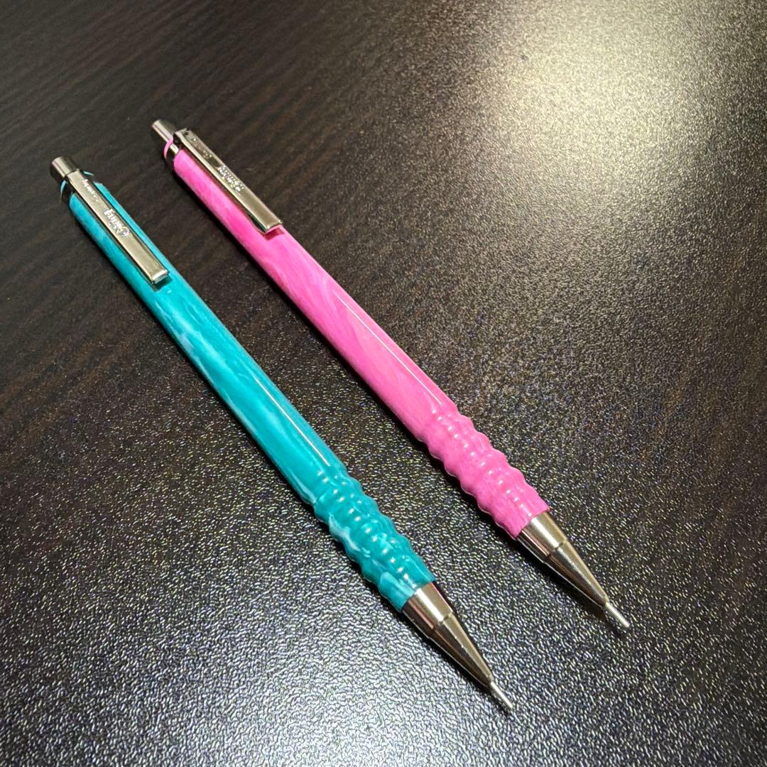 未使用　ロットリング　ティッキースペシャル　ターコイズ&ピンク　マーブル2本