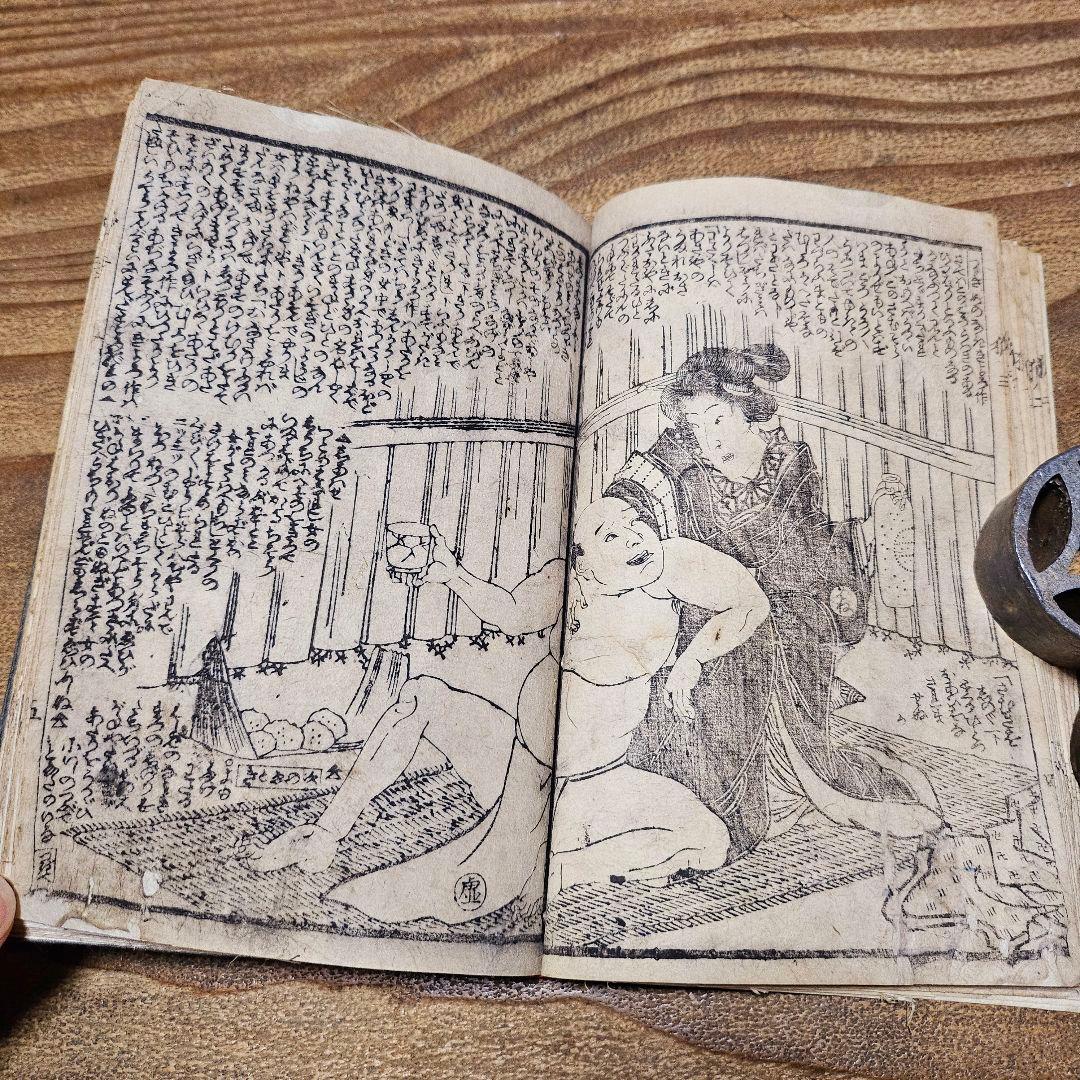 po9224※難有 絵草紙 花裘狐草紙 妖怪 狐変化 幽霊ほか戯作 和本 浮世絵