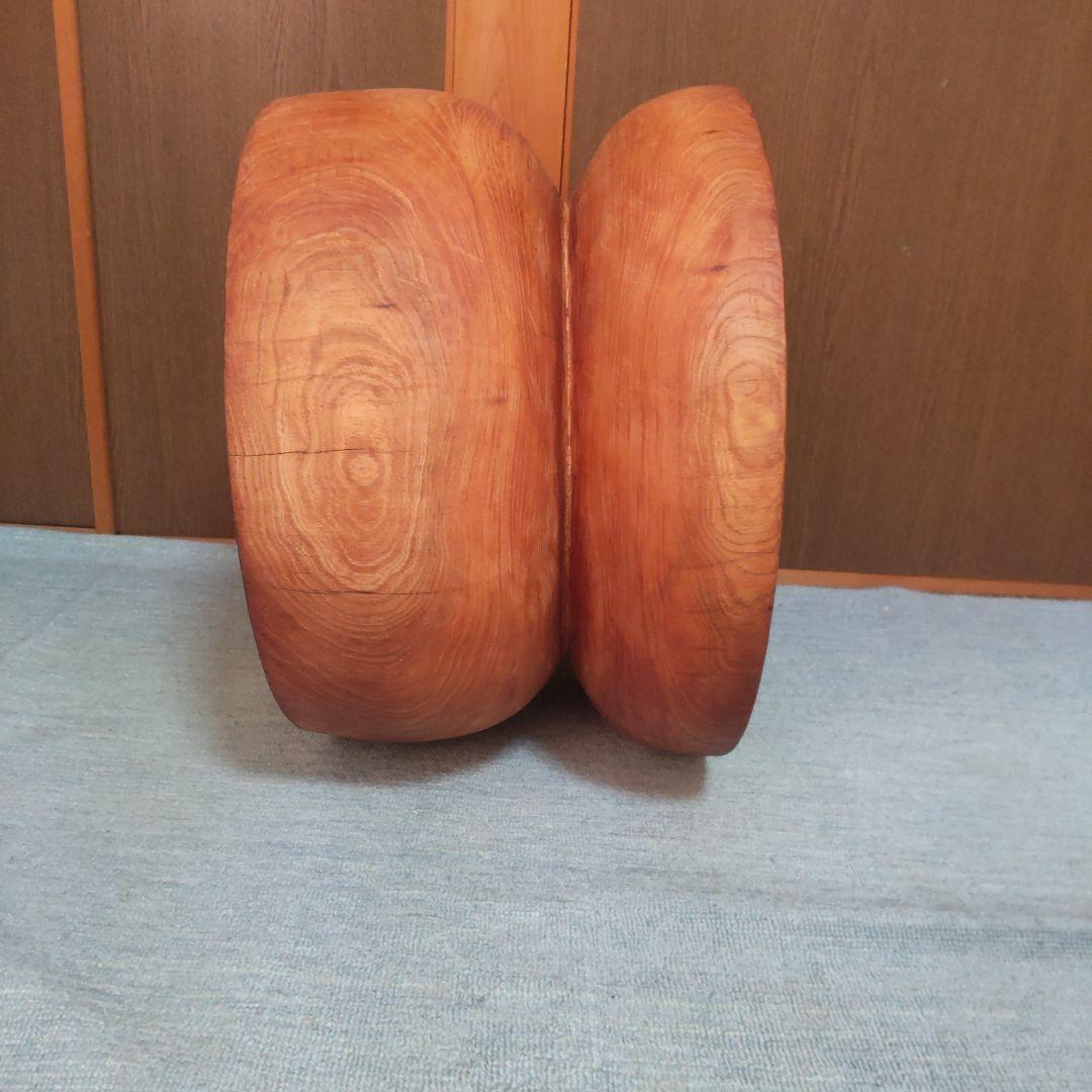 欅丸太椅子 スツール