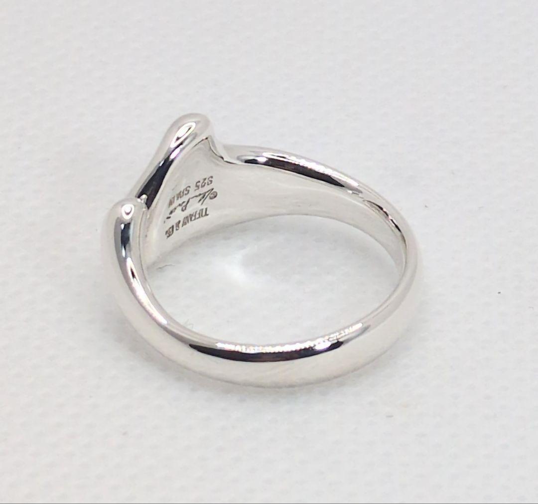 ティファニーフルハートリング　鑑定済　未使用に近い　Tiffany １０号