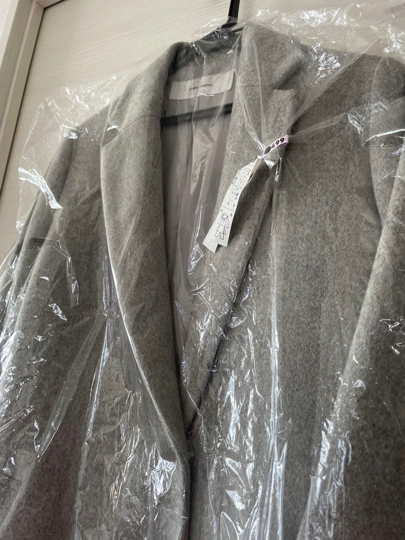 美品クリーニング済　ジャーナルスタンダード　ロング　チェスターコート　S グレー