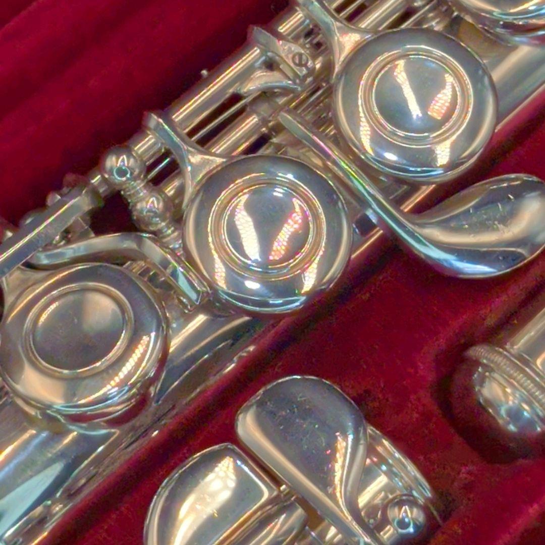 フルート　調整済　ヤマハ　YFL311（頭部管銀製Eメカ仕様銀メッキ仕上げ）