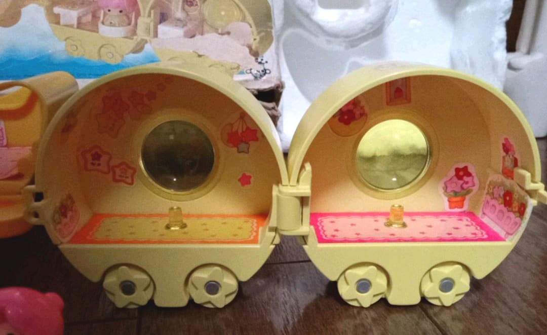 874【ルルとナナのふたごのお月さま】昭和 こえだちゃん　初代