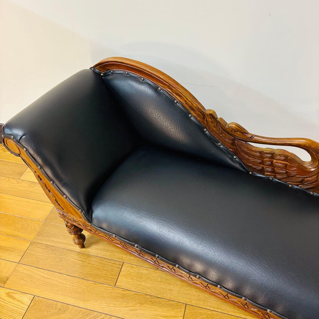 【希少品】　アンティーク調　ドールチェア　全長98cm 送料込み