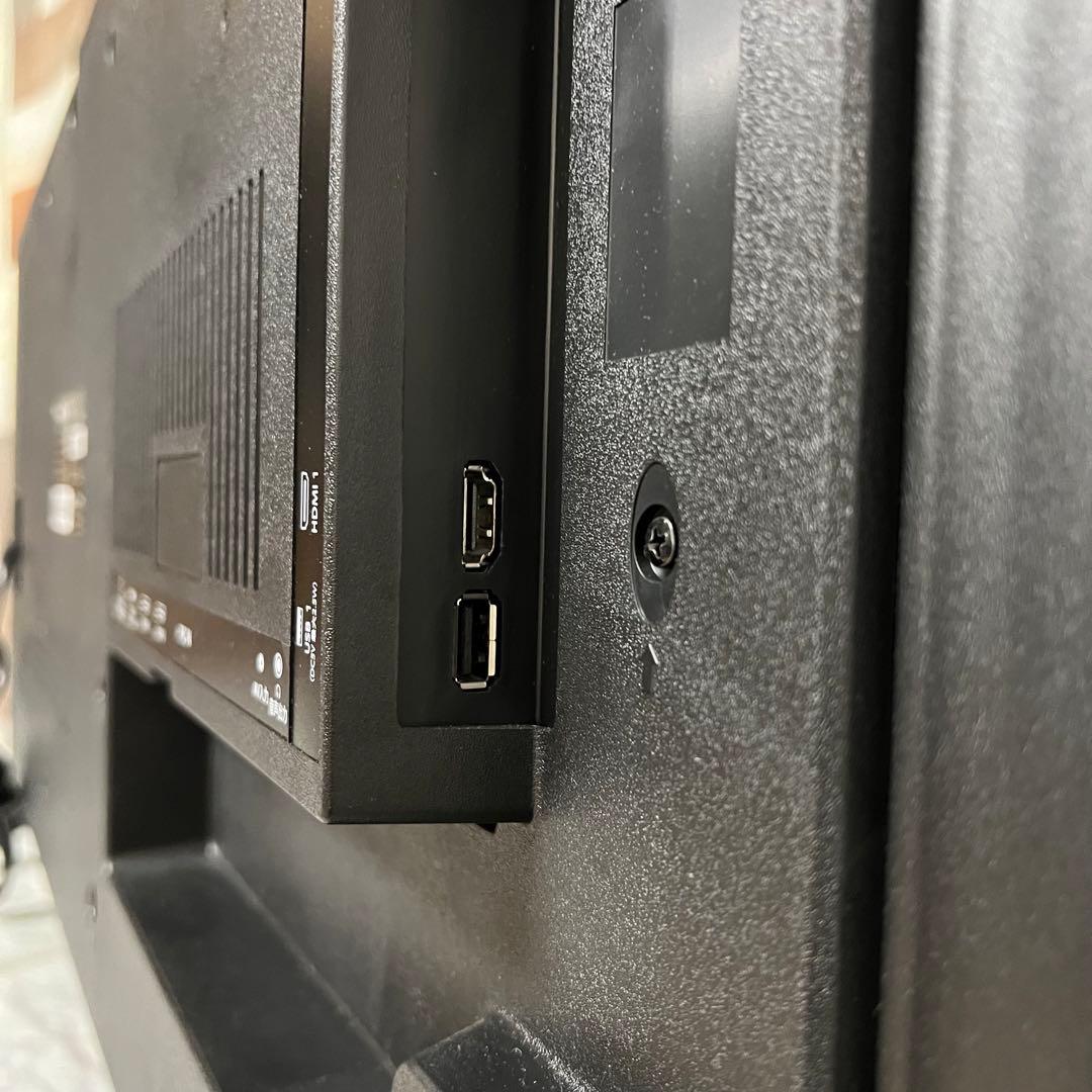 即日受渡割❣️全国送料込5年前購入DMM43型4KモニターHDMI3スピーカーリモ