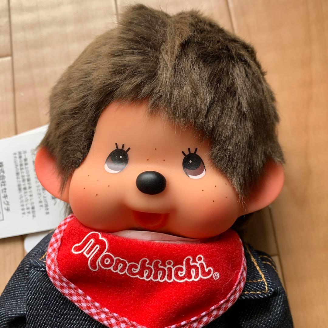 限定　希少品モンチッチ EDWIN コラボ デニム オーバーオールMサイズ