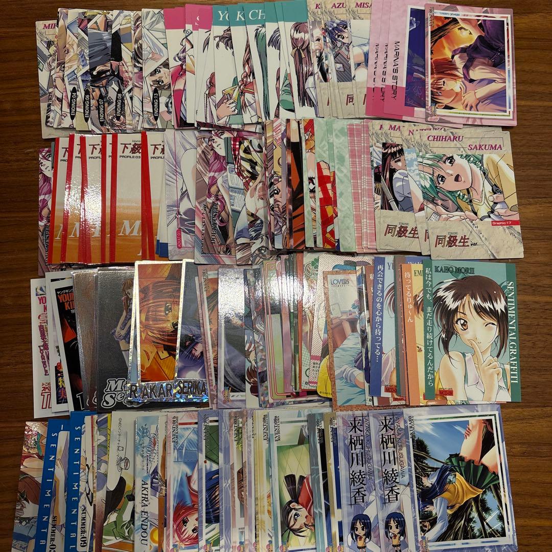【t111】美少女ゲーム　カード　約1196枚まとめ売り
