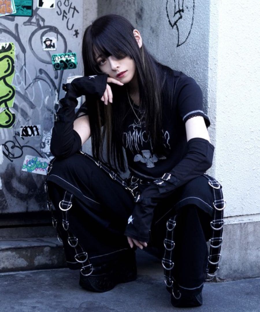 美品 REFLEM　レフレム　2WAYワイドカーゴパンツ　Dリング　ブラック