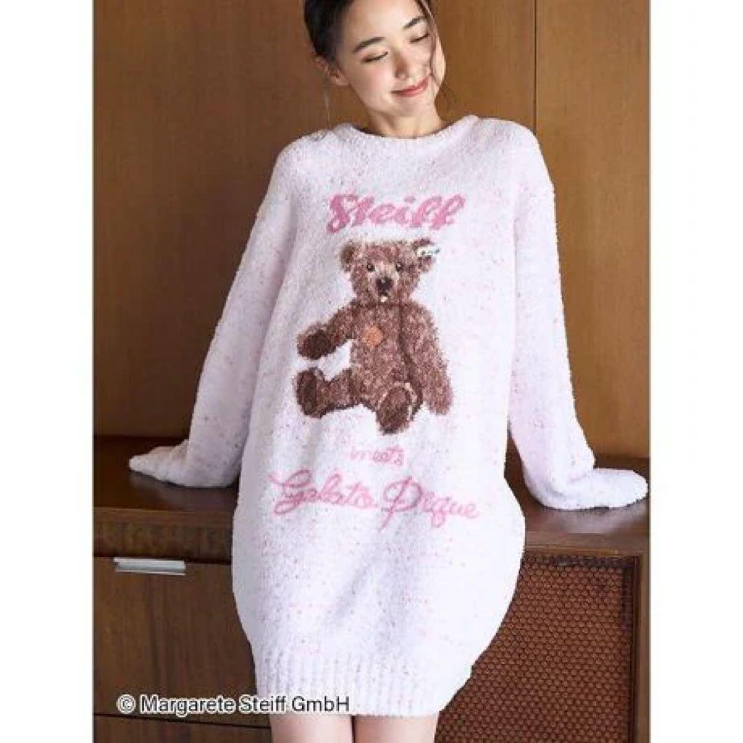 新品未使用タグ付き　ジェラートピケ　シュタイフ　Steiff ワンピース