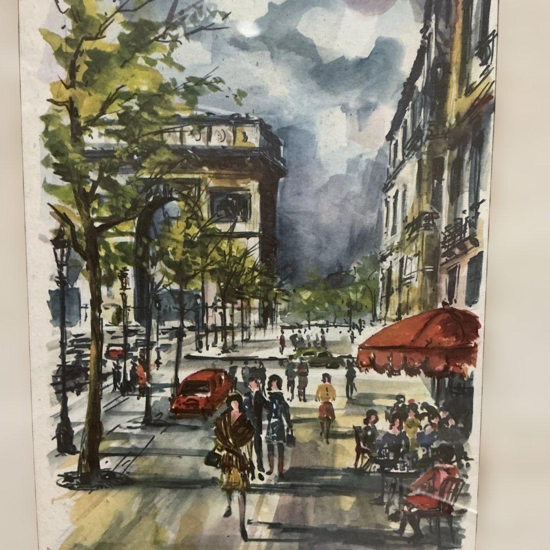 takeさん専用　ガントナー　Paris 《パリのシャンゼリゼ通り》　（2点）