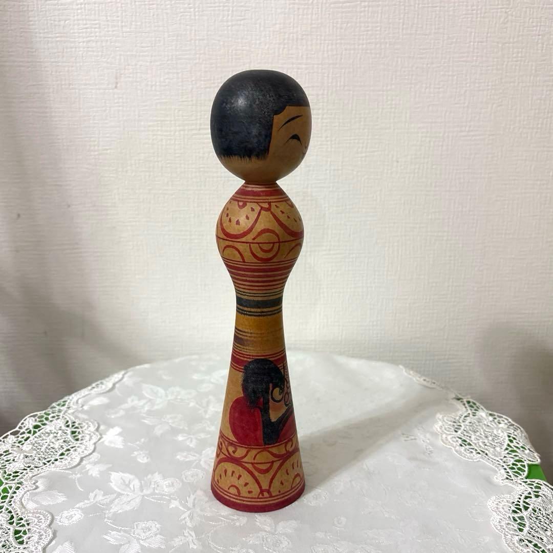 奥瀬鉄則 津軽こけし　23.7cm