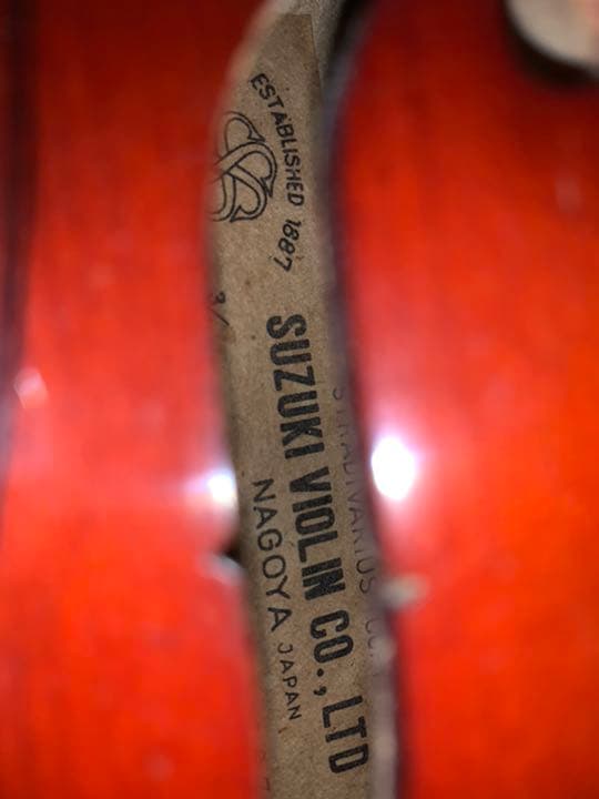 スズキバイオリン　NO102 1970年日本製　３／4