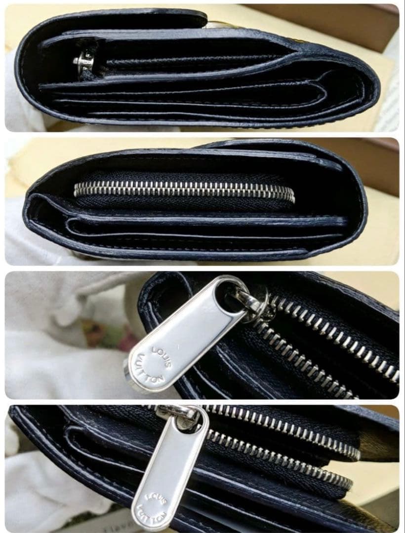 ルイヴィトン エピ ジョイ 二つ折り財布 黒 大人気　クリスマス