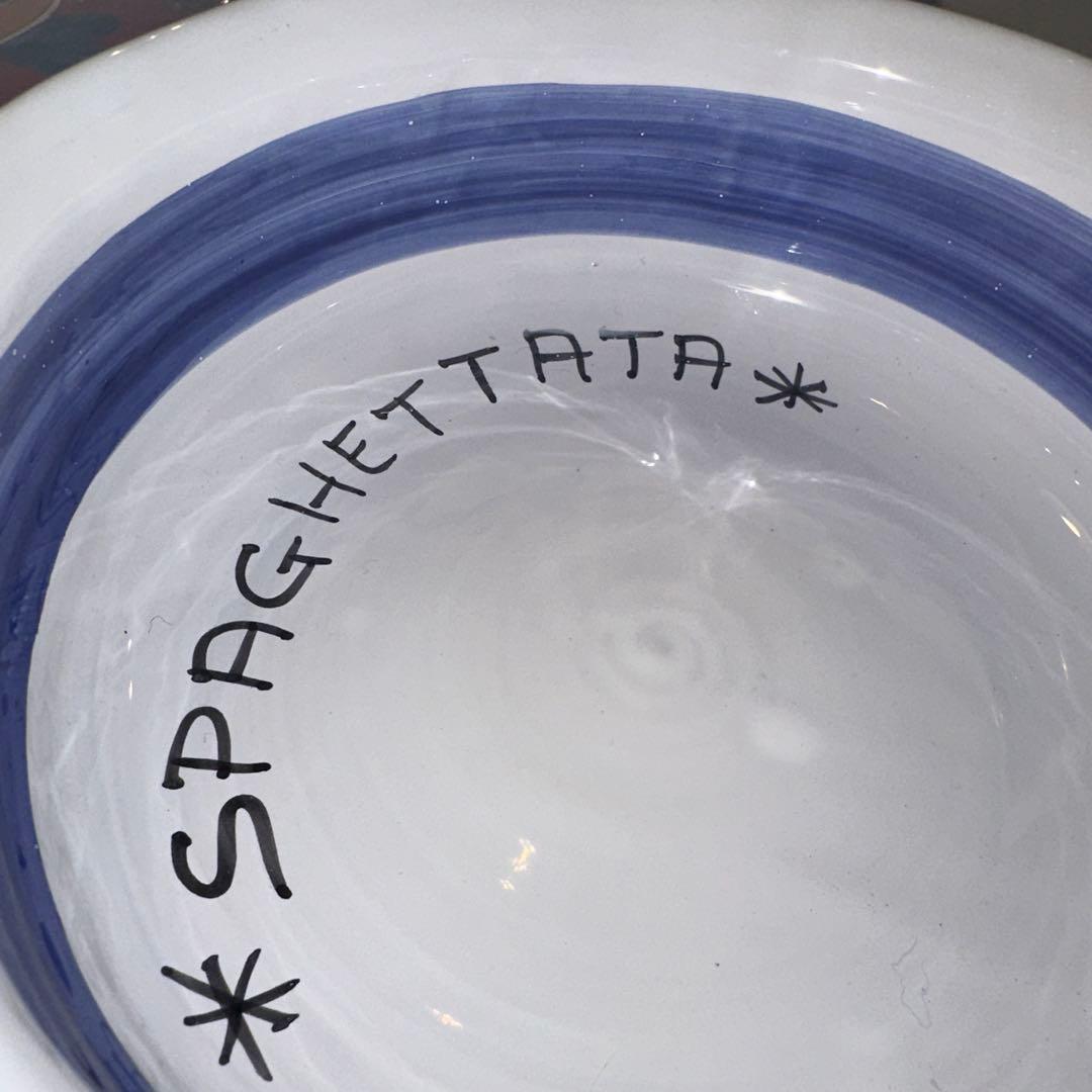 Nino Parrucca ニーノパルッカ シチリア職人 スパゲティ皿セット