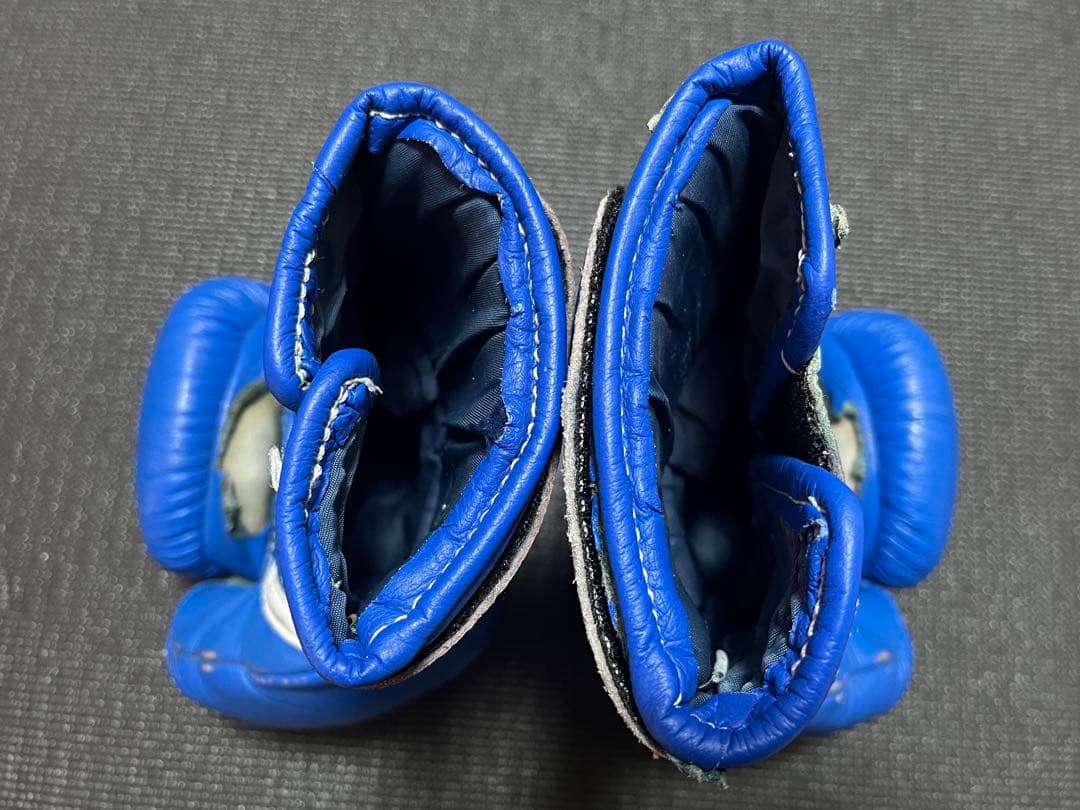 Winning ボクシンググローブ 青 ボクシング練習用8oz マジックテープ式