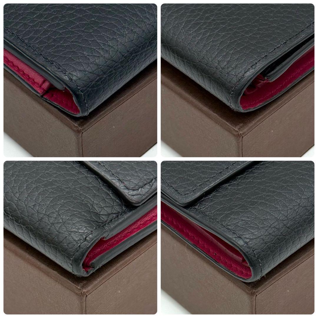 極上美品❣️ルイヴィトン カプシーヌ コンパクト ブラック 財布 O61