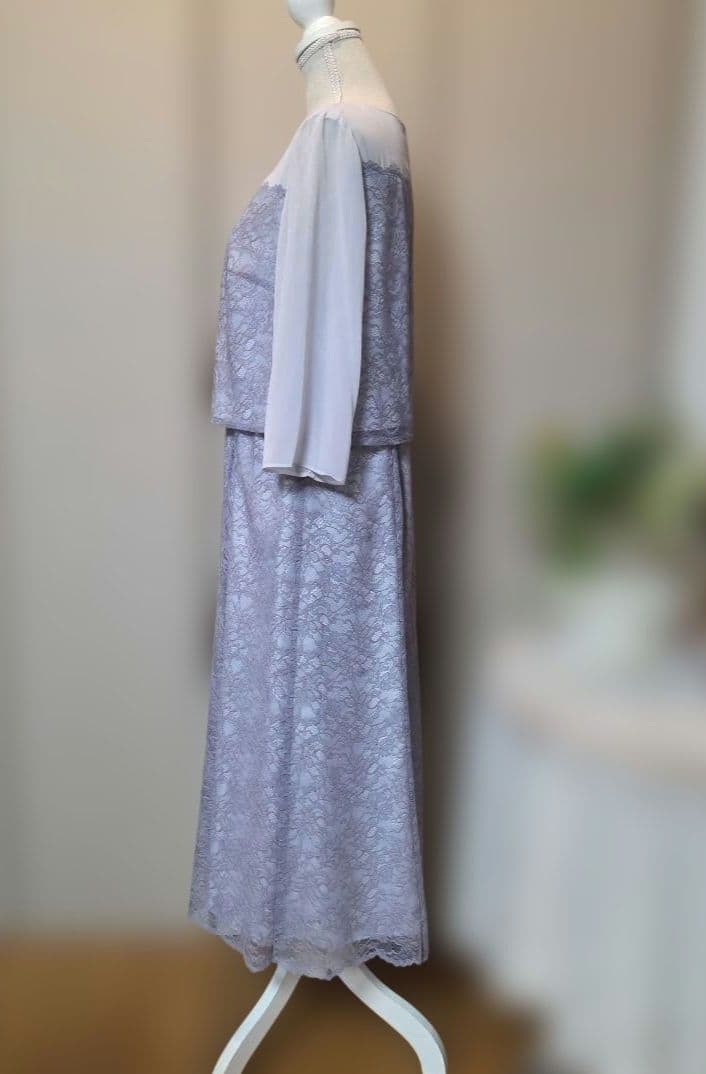 まるばのき ❗東京ソワール レースワンピース&ジャケットセット15号