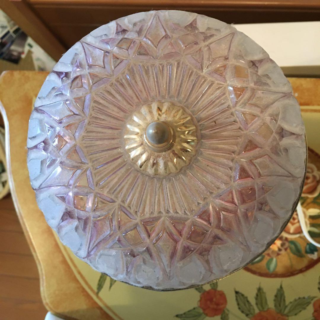 照明　ガラス　フランス　アンティーク　美術品