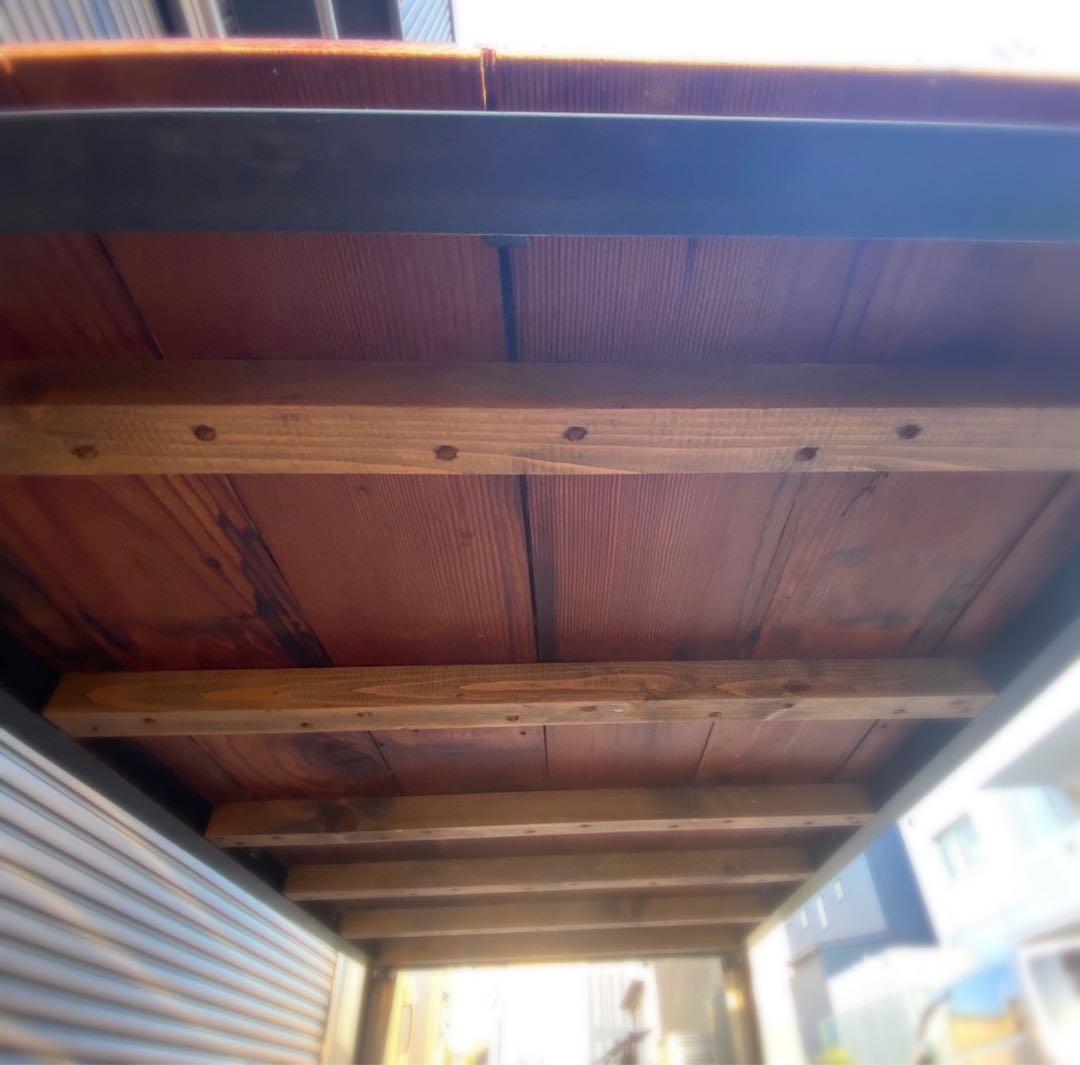 横山　ダイニングテーブル　アイアン　ダークブラウン