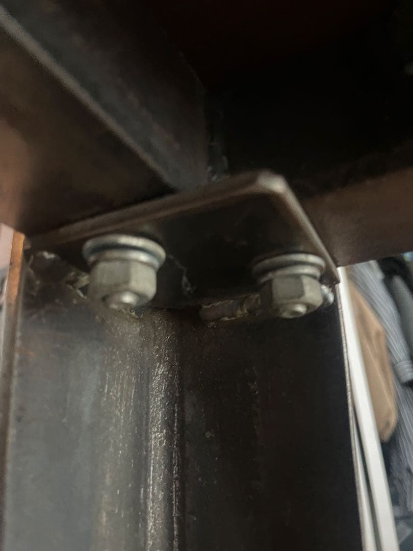 横山　ダイニングテーブル　アイアン　ダークブラウン