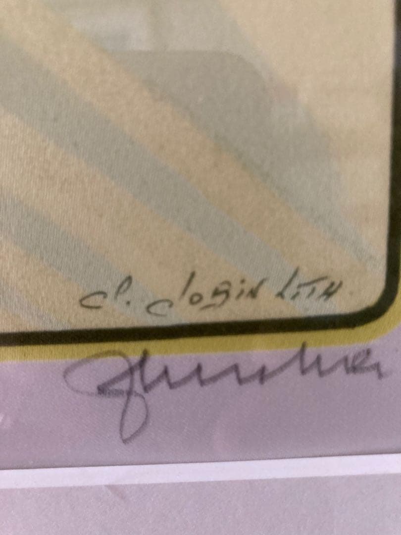 激レア★大判 ミュシャ 版画額 シリアルナンバー サイン付き アート