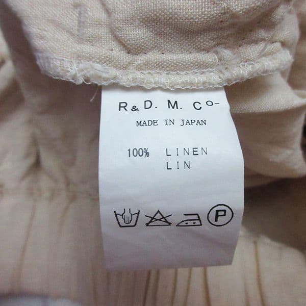 美品　オールドマンズテーラー　R&D.M.Co-　サルエルパンツ　リネン　パンツ